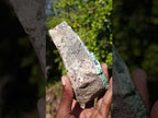 Natural Double Sided Drusy Chrysocolla and Cobaltian Dolomite Specimen x 1 From Likasi, Congo
