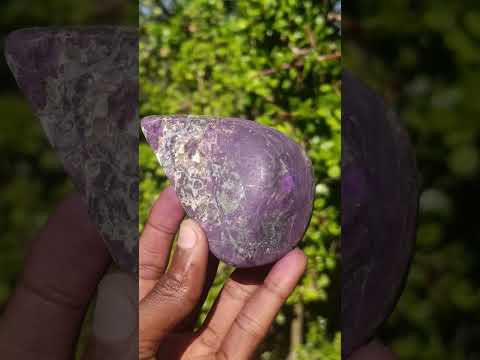 Polished and Natural Silky Metallic Purpurite Free Form x 1 From Erongo, Namibia