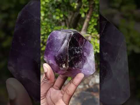Polished Amethyst Faceted Standing Free Form x 1 From Akansobe, Madagascar