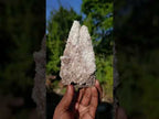 Natural Quadruple Headed Drusy Spearhead Calcite Pseudomorph Specimen x 1 From Albert's Mountain, Lesotho
