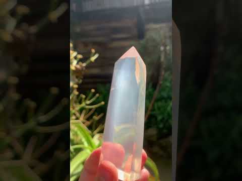 Polished A Grade Clear Girasol Quartz Crystal x 1 From Ambatondrazaka, Madagascar