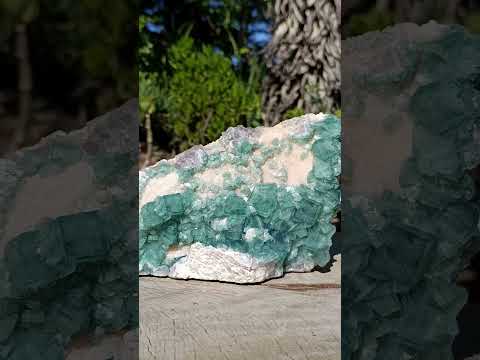 Natural Large Green Cubic Fluorite Specimen x 1 From Mandrosonoro, Madagascar