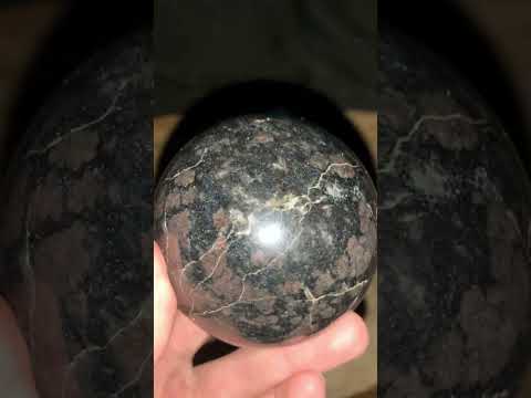 Polished Super Rare Blue Spark Iolite Sphere x 1 From Madagascar