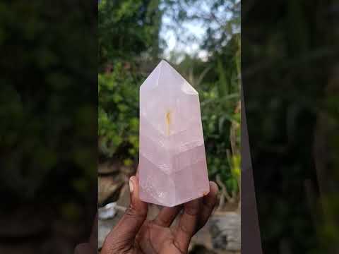 Polished Gemmy Translucent Rose Quartz Display Crystal x 1 From Ambatondrazaka, Madagascar
