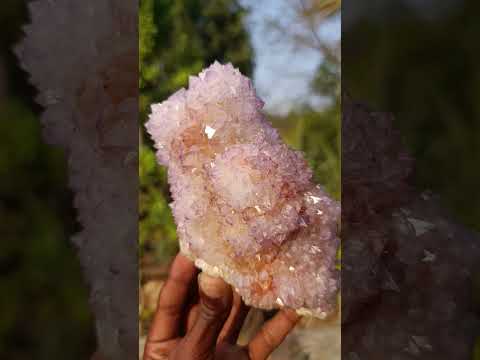 Natural Large Spirit Ametrine Cactus Flower Crystal Cluster x 1 From Boekenhouthoek, South Africa