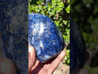 Polished Super Rare Deep Blue Dumortierite Standing Display Piece x 1 From Madagascar