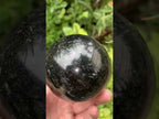 Polished Blue Spark Iolite Water Sapphire Sphere x 1 From Madagascar