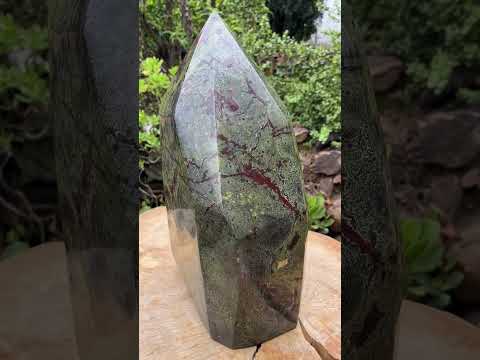 Polished XXL Bastite Dragonsblood Stone Display Crystal x 1 From Tshipise, South Africa