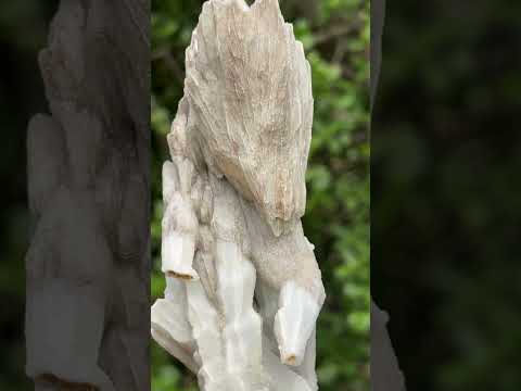 Natural Multi-Terminated Drusy Quartz Spearhead Calcite Sceptre x 1 From Albert's Mountain, Lesotho