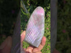 Polished Rare Purple Sunset Labradorite Standing Free Form x 1 From Tulear, Madagascar