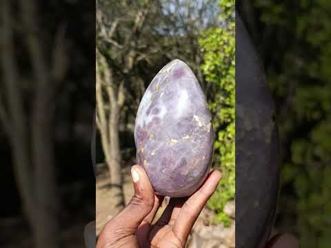 Polished Gemmy Purple "Sugi" Rose Quartz Standing Display Piece x 1 From Ambatondrazaka, Madagascar
