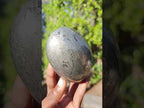 Polished Large Basalt and Pyrite Pharaoh Free Form x 1 From Iron Duke Mine, Zimbabwe