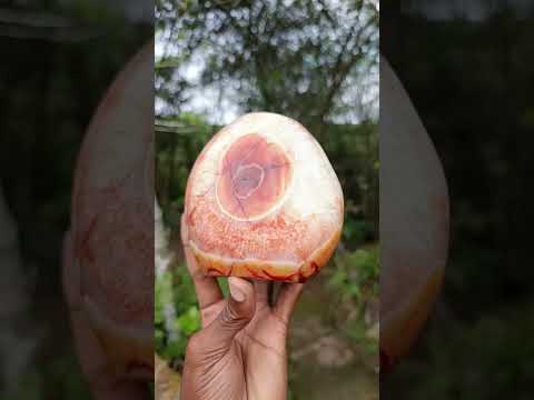 Polished Large Carnelian Standing Display Piece "The Red Eye" x 1 From Madagascar