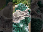 Natural XL Unique Multi-Vug Crystalline and Ball Malachite Specimen x 1 From Mindingi Mine, Cong