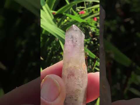Natural Double Terminated Amethyst With Twin Amethyst Crystal Growth x 1 From Chiredzi, Zimbabwe