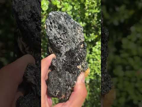Natural Schorl Black Tourmaline Specimen x 1 From Erongo, Namibia