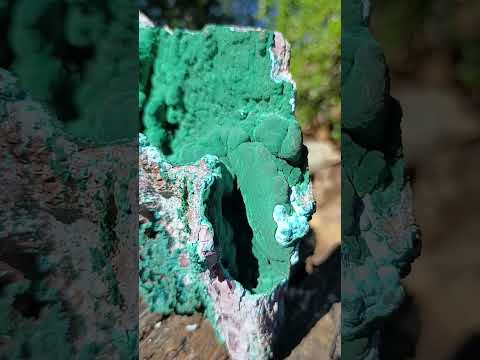 Natural XL Malachite Geode Museum Specimen x 1 From Kolwezi, Congo