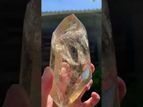 Polished Double Terminated Clear Citrine Crystal x 1 From Madagascar
