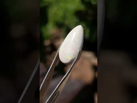 Polished Premium Ethiopian Hydrophane Opal Cabochon x 1 From Welo, Ethiopia