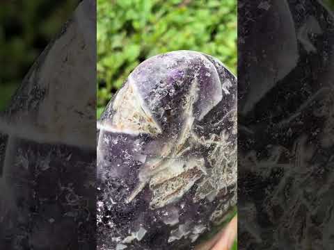 Polished Jigsaw Amethyst Standing Display Piece x 1 From Zambia