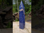 Polished XL Deep Blue Sodalite Crystal Tower x 1 From Kunene, Namibia