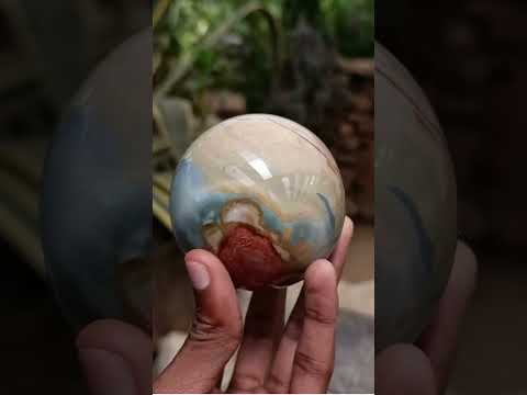Polished Polychrome Jasper Sphere x 1 From Madagascar