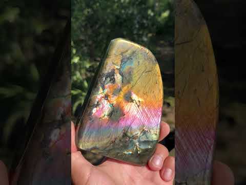 Polished Large Rainbow Labradorite Display Piece x 1 From Tulear, Madagascar