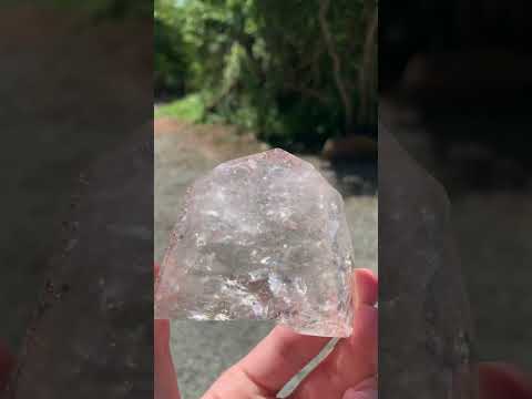 Polished Clear Window Quartz With Inclusions x 1 From Akansobe, Madagascar
