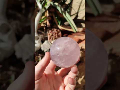 Polished Gemmy Star Rose Quartz Sphere x 1 From Ambatondrazaka, Madagascar