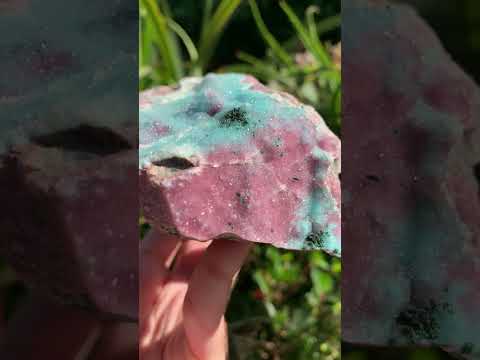 Natural Drusy Coated Chrysocolla and Salrose on Dolomite x 1 From Likasi, Congo